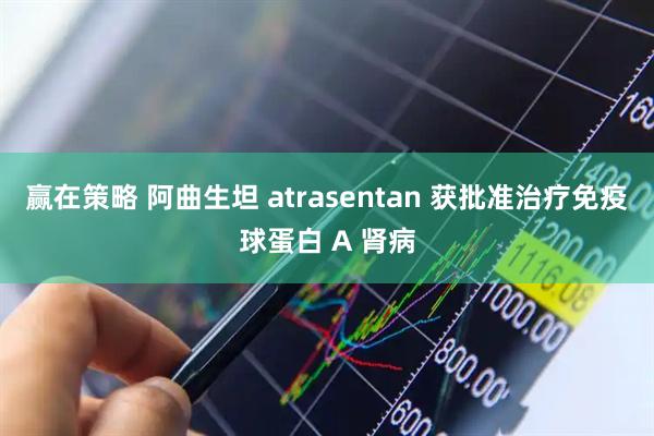 赢在策略 阿曲生坦 atrasentan 获批准治疗免疫球蛋白 A 肾病