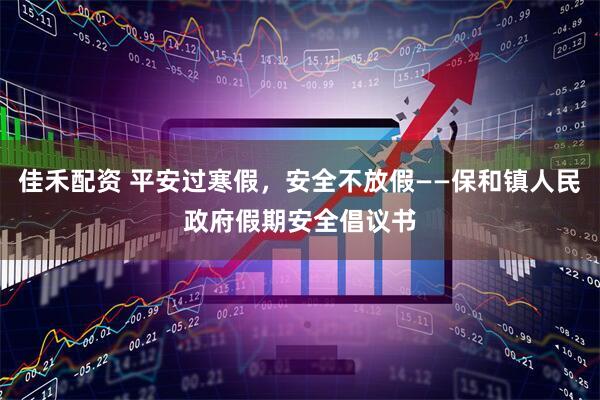 佳禾配资 平安过寒假，安全不放假——保和镇人民政府假期安全倡议书